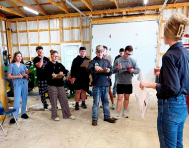 West Branch FFA members participate in Beef Quality Assurance
